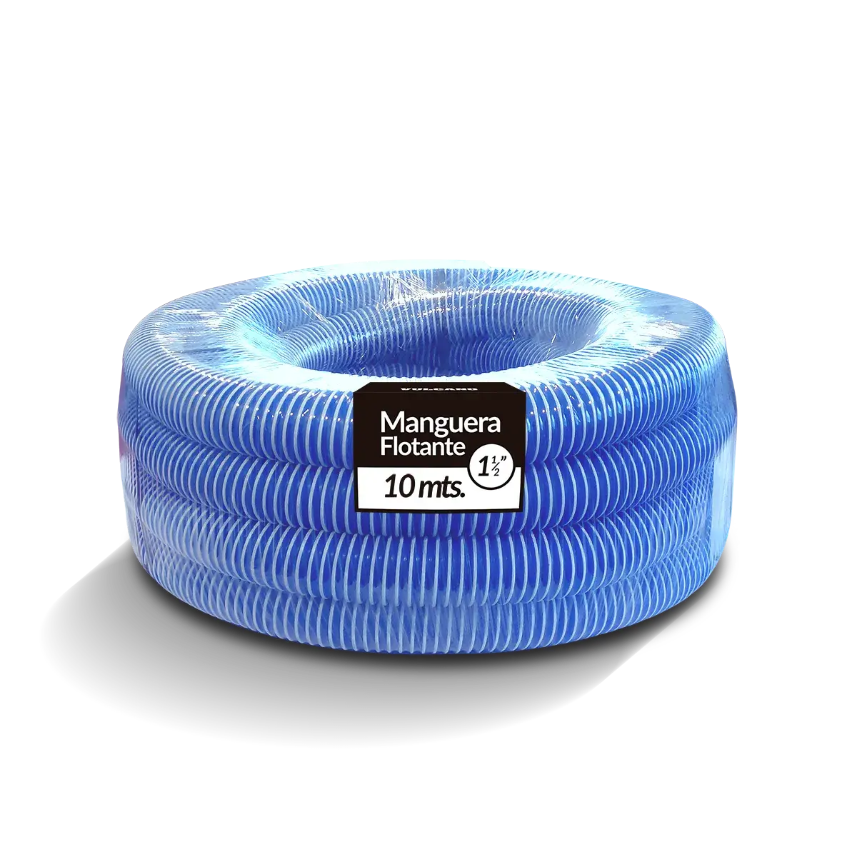 Manguera flotante 1 1/2 con terminales - Cristal x 10 m