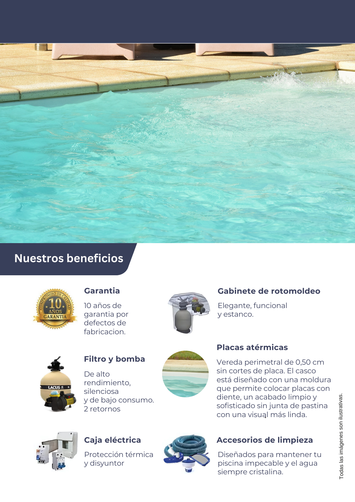 Beneficios de la piscina Easy Medium